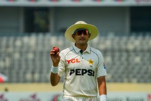Debutant Awais leads Pakistan's strong reply after Abbas five-for