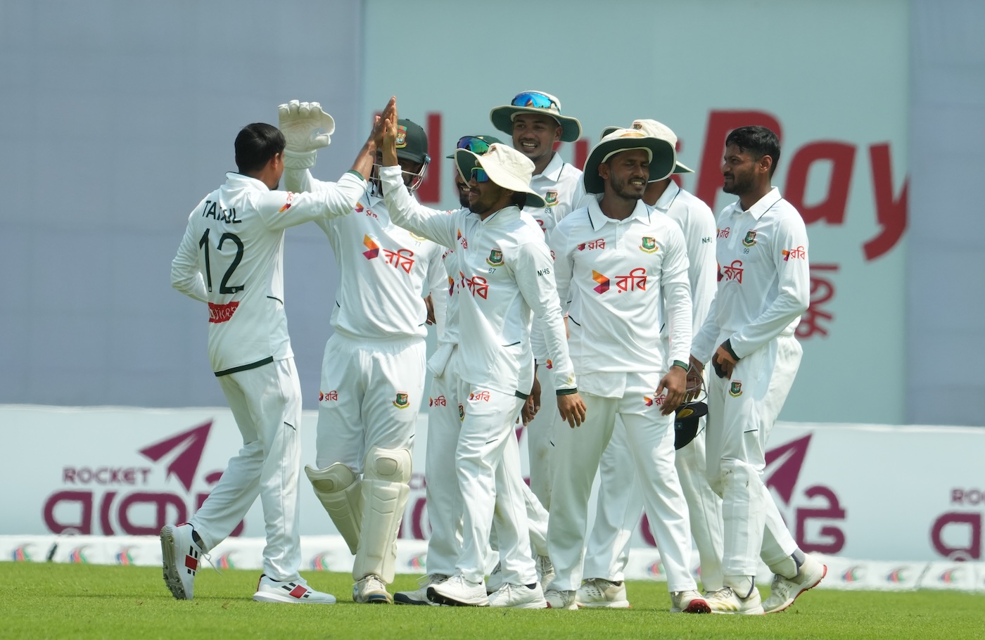 Taijul, Rana hand Bangladesh a 46-run lead