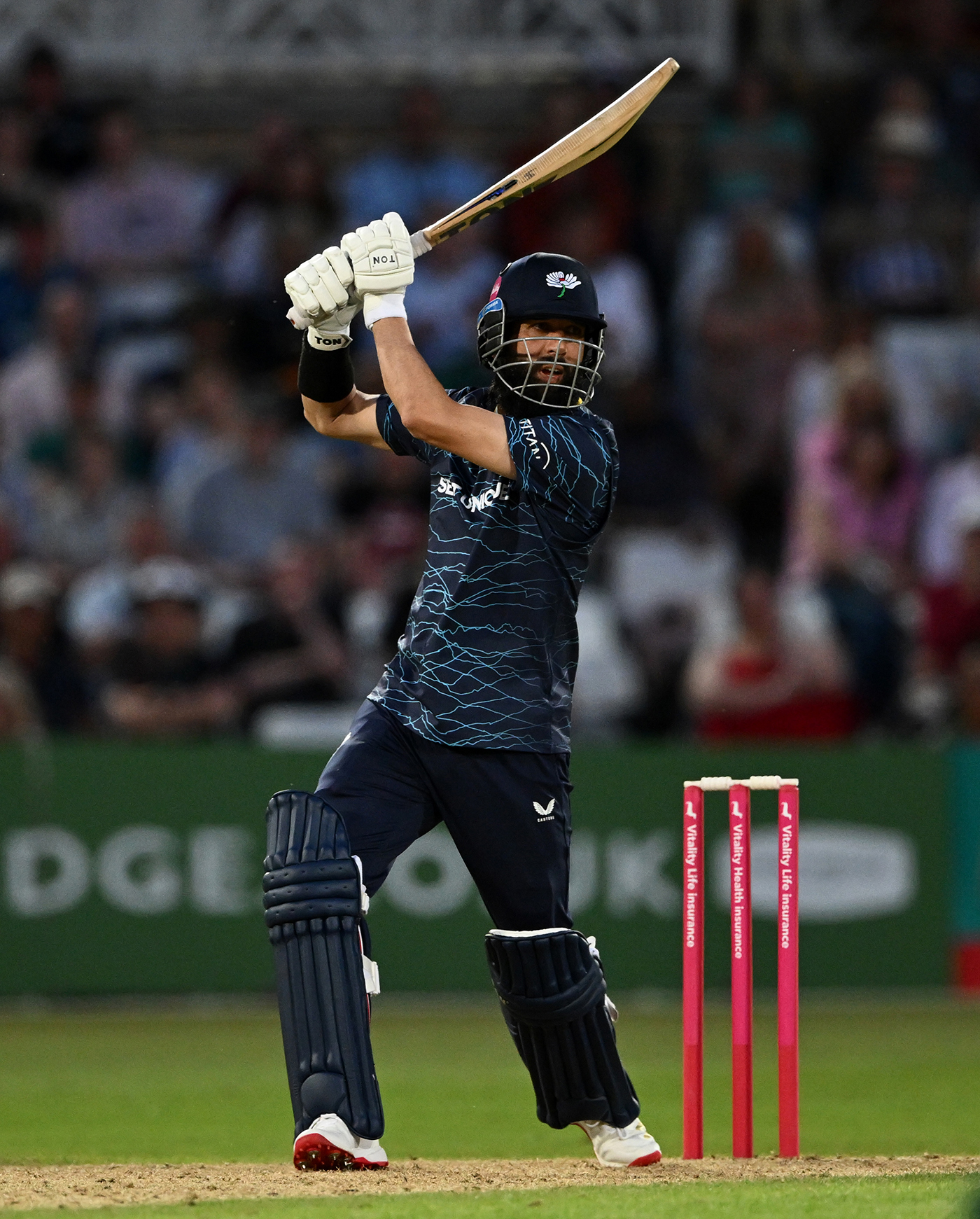 Hasan, Tye fireworks deny Derbyshire as Yorkshire go two from two