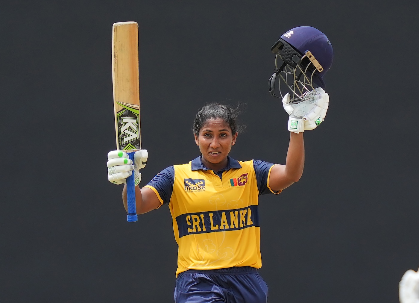 Dulani's landmark century helps Sri Lanka go 1-0 up